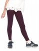 Girls long leggings for children Zoe dark purple